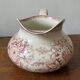 Antique pink ironstone toilet pitcher
