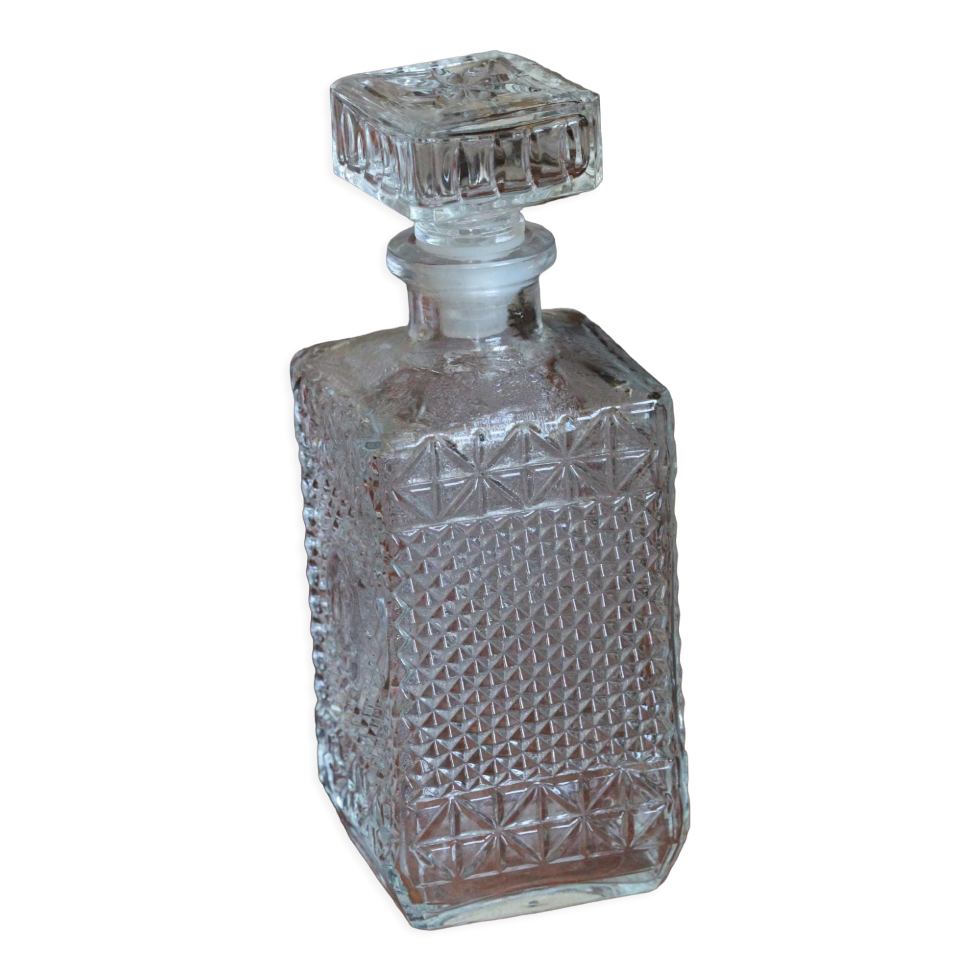 Old whisky decanter