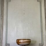 Deep onyx and bronze beaded bowl circa 1900