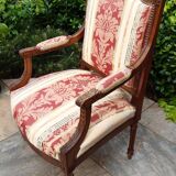 Fauteuil noyer, style LouisXVI, fin 19ème