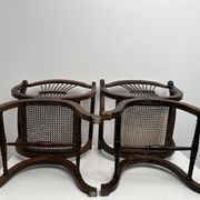 Paire Fauteuil dagobert et son cannage