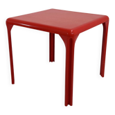 Table à manger Stadio Rouge par Vico Magistretti pour Artemide, 1970