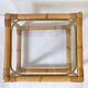 Vintage Italian Bamboo Coffee Table: MCM Boho Tiki Cane, 1960s
