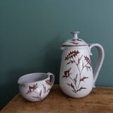 Cafetière pichet et pot à lait signés Rouma à Vallauris