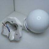 Wall light white ball