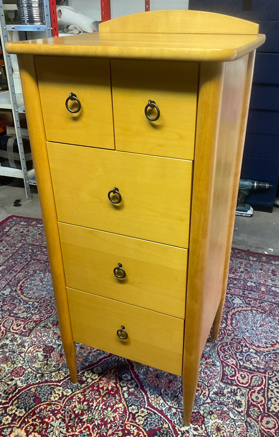 Scandinavian wooden ragpicker