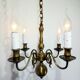4-light Dutch chandelier