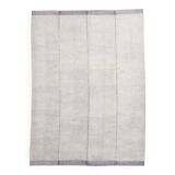 9x12 Soft Pastel White & Blue Vintage Rug, 273x357Cm