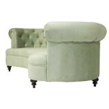 Canapé Chesterfield Velours Vert