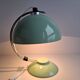 Mid-Century Mint Green Czech Desk Lamp with Chrome and Adjustable Shade
