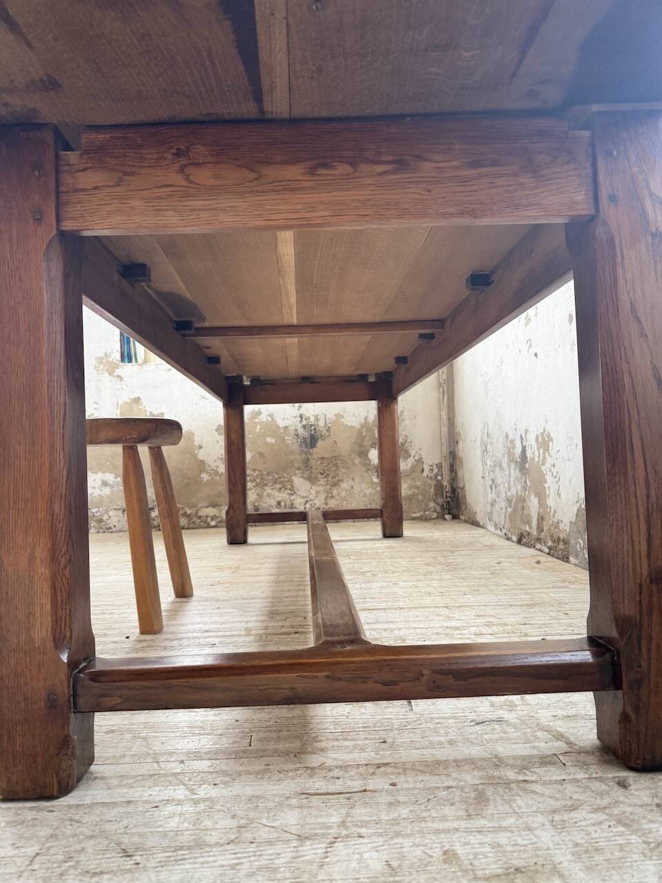 Table de ferme XL en chêne massif