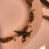 Set of 6 dessert plates in German porcelain