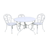 Wrought iron garden room