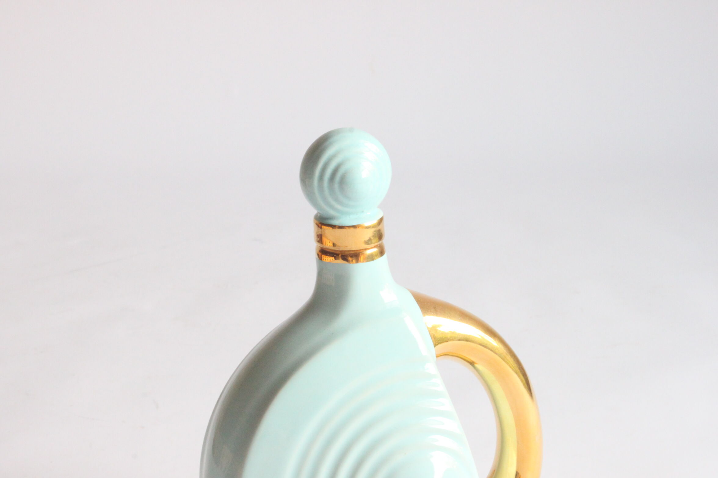 Art Deco Ceramic Bottle By André Bayer Brussels 1940S