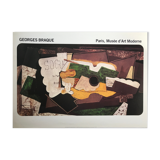 Vintage poster by Georges BRAQUE, Museum of Modern Art, 1987