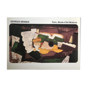 Vintage poster by Georges BRAQUE, Museum of Modern Art, 1987