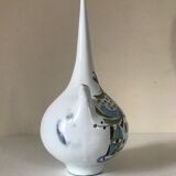 Ceramic alcohol bottle design roger capron 1960