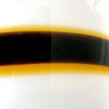 Vistosi Globe verre murano bicolore , Italie 1980
