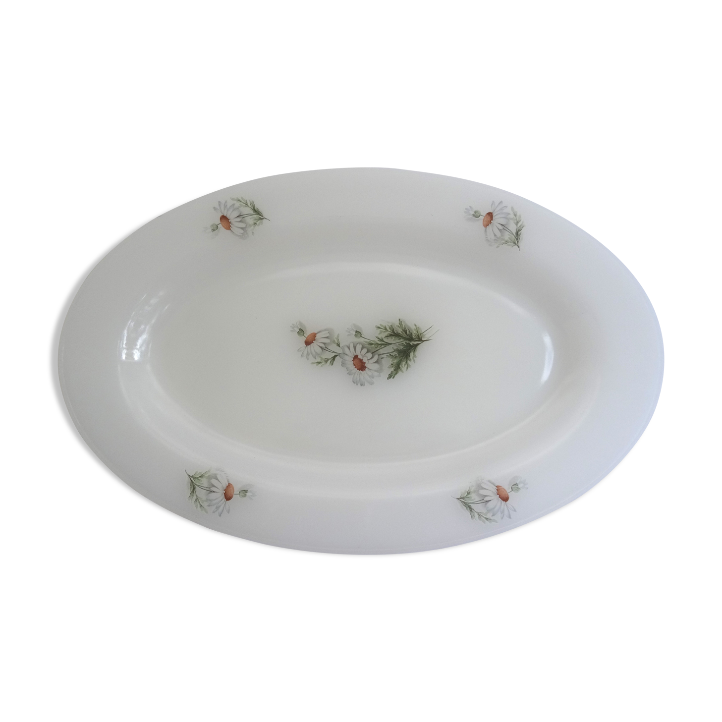 Arcopal daisy oval dish