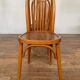 Series of 4 bistro chairs in curved wood fischel n° 196