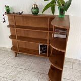 Corner bookcase shelf from the 60s ART DECO