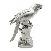 Porcelain parrot - Gräfenthal by Reichenbach silver