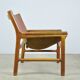 A/S MIKAEL LAURSEN / vintage leather armchair / Illum Wikkelsø / Denmark 1960s