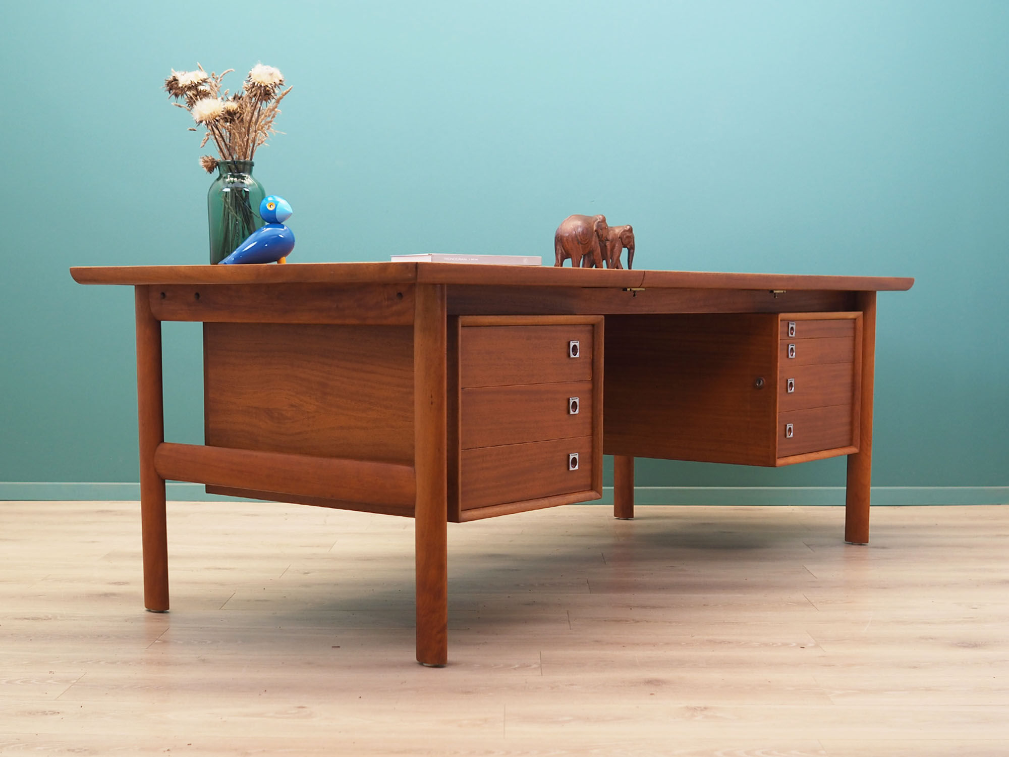 Mahogany desk, Danish design, 1960s, designer: Arne Vodder, production: Sibast