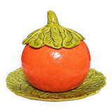 Orange jam jar