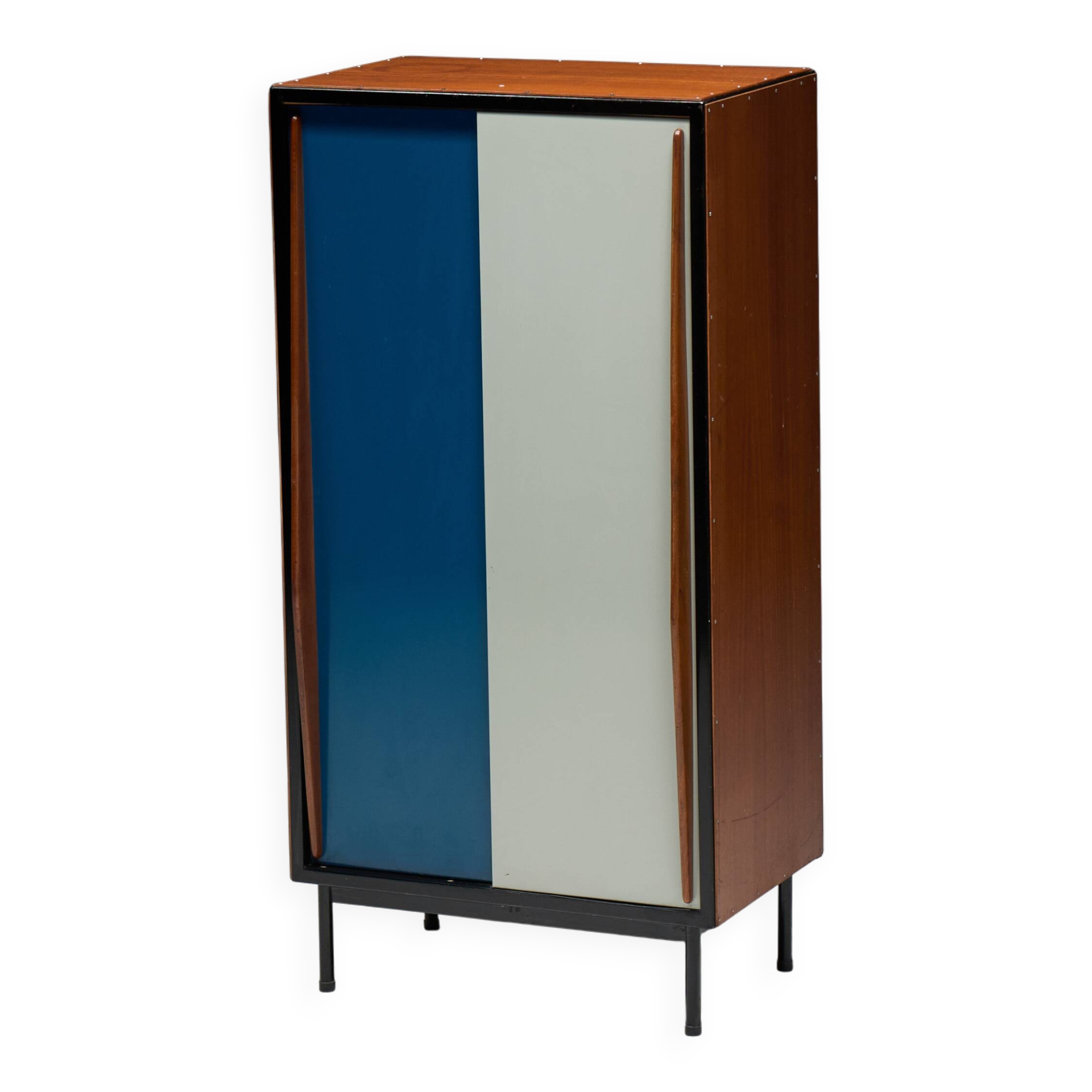 Modernist wardrobes by Willy Van Der Meeren for Tubax, Belgium, 1950s