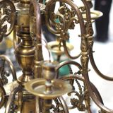 Henri VIAN (1860-1905) Dutch chandelier (available as a pair)