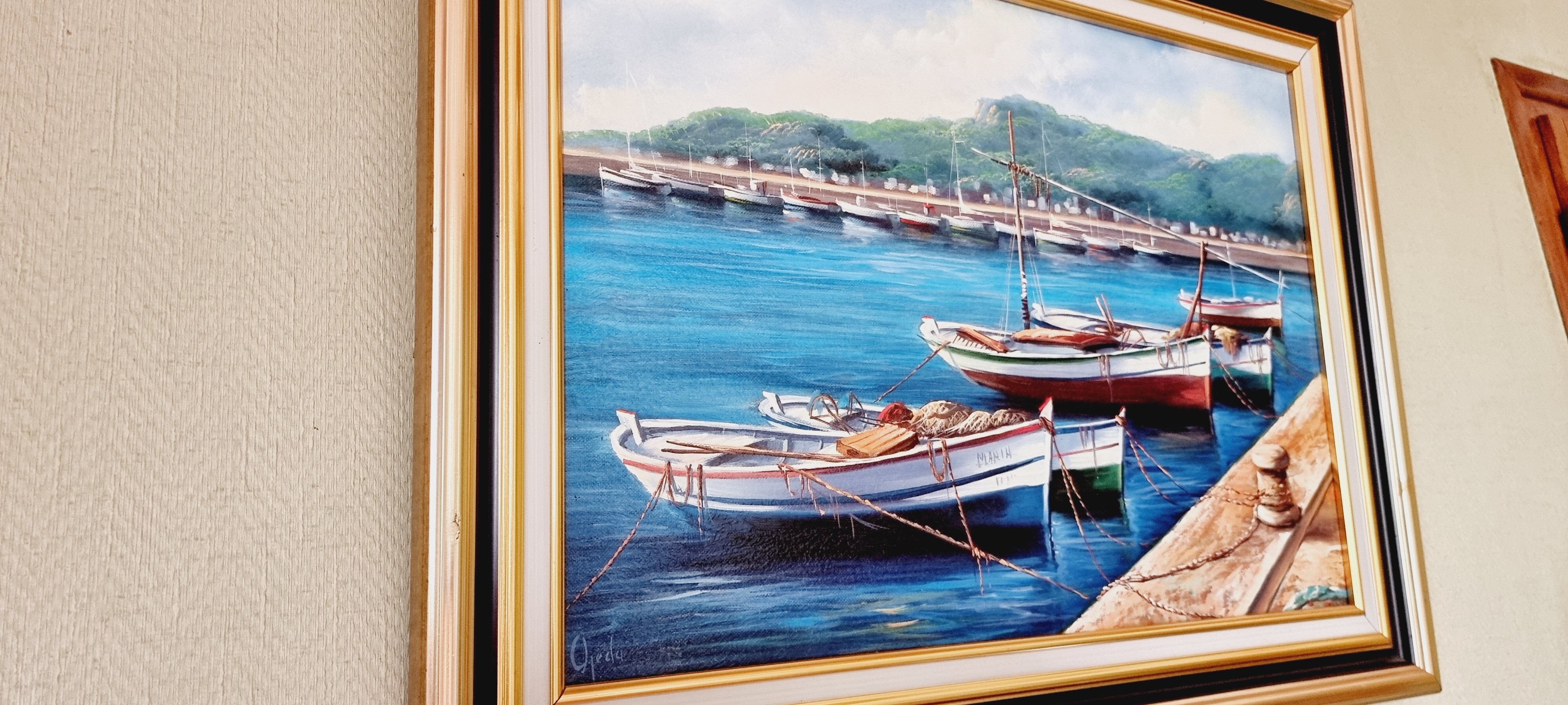 Cuadro con Óleo sobre Lienzo Original firmado por Ojeda