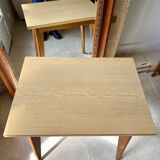 Side table in formica - tapered legs