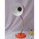 Vintage Orange metal lamp years 70