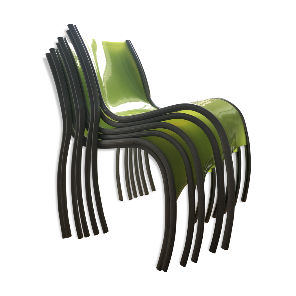 6 chaises FPE de Ron Arad pour Kartell Selency