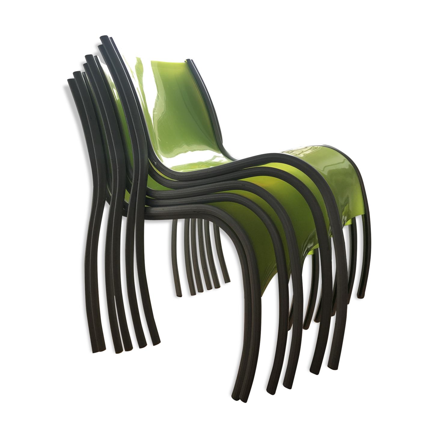 6 chaises FPE de Ron Arad pour Kartell Selency