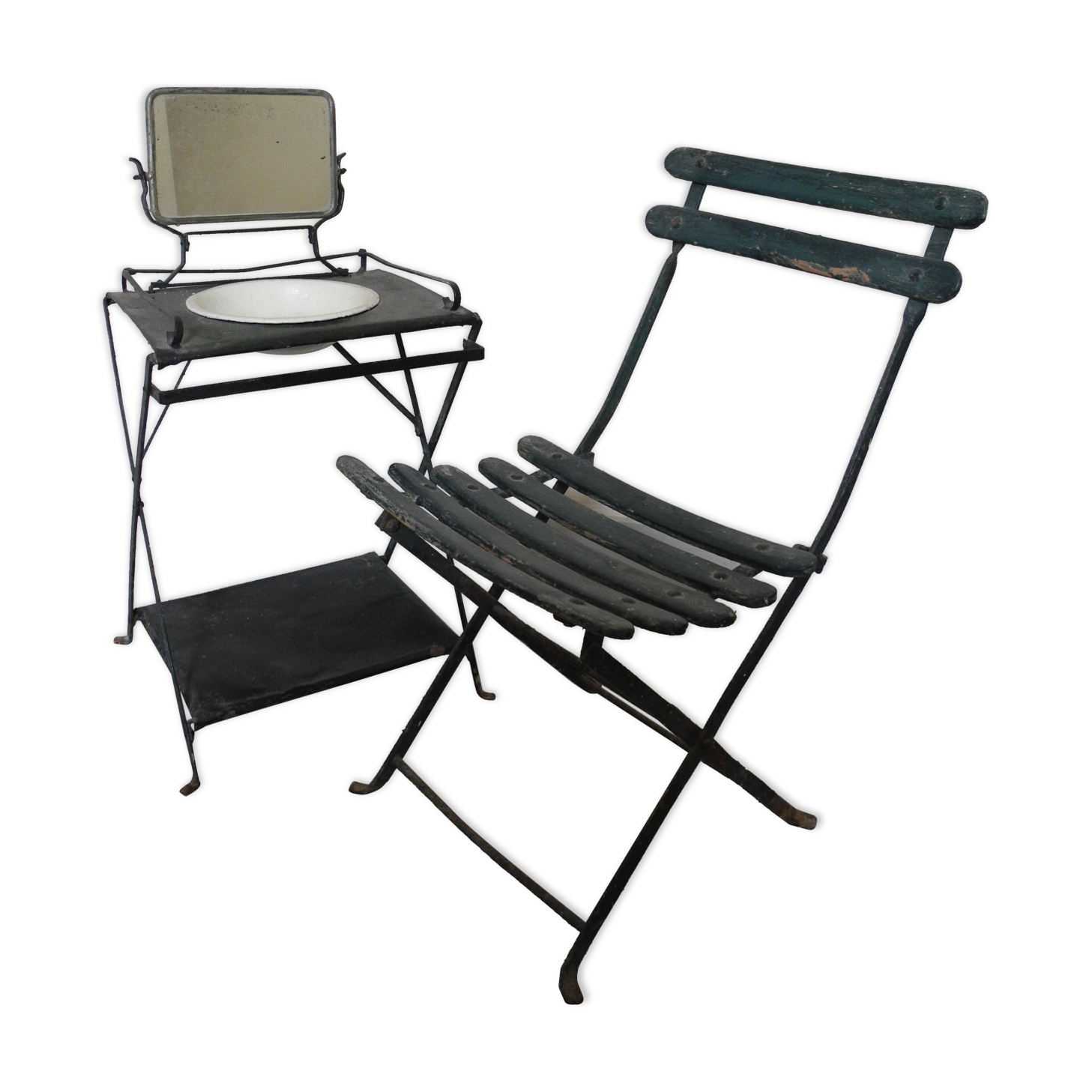 Antique toy doll furniture