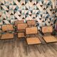 Set of 6 armchairs Marcel Breuer b64 vintage made in italy