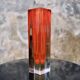 Large red Sommerso Murano vase, Italy, 1960s