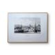 Vintage engraving of Caudebec, Normandy. Printed in 1844.