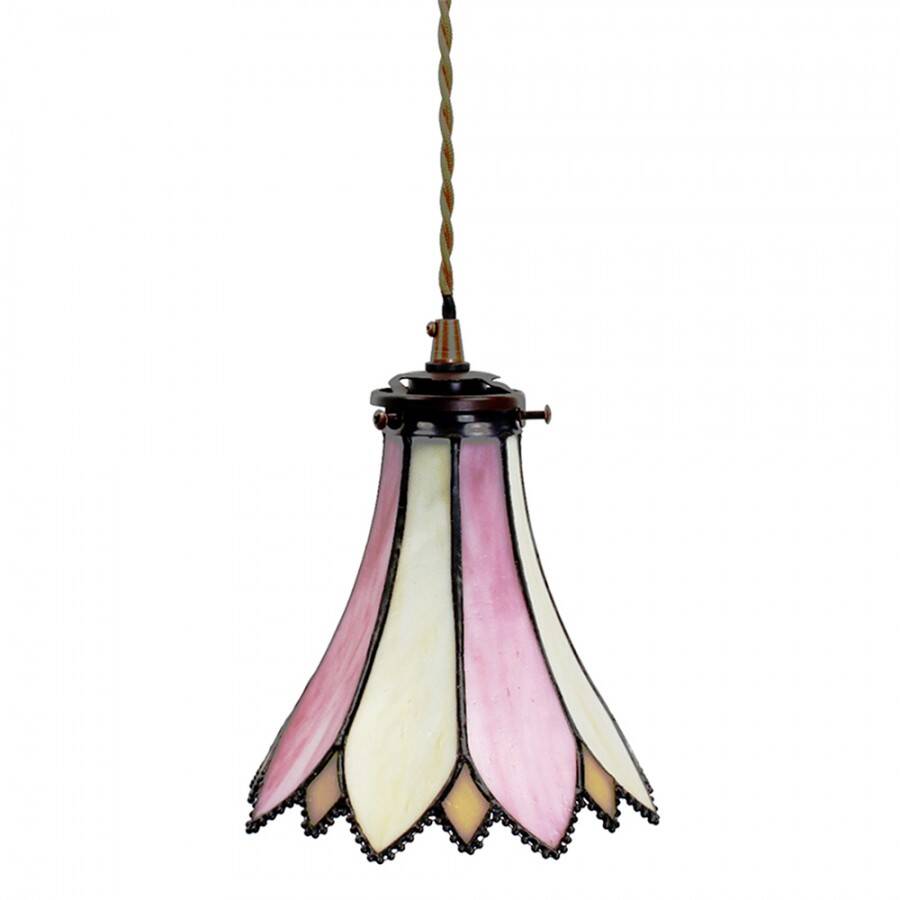 Tiffany pendant lamp Lily pink hanging lamp