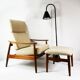 Modernist designer armchair, Cado, designed by Arne Vodder, Denmark, 1960s.