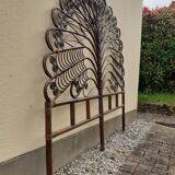 Tête de lit en rotin peacock