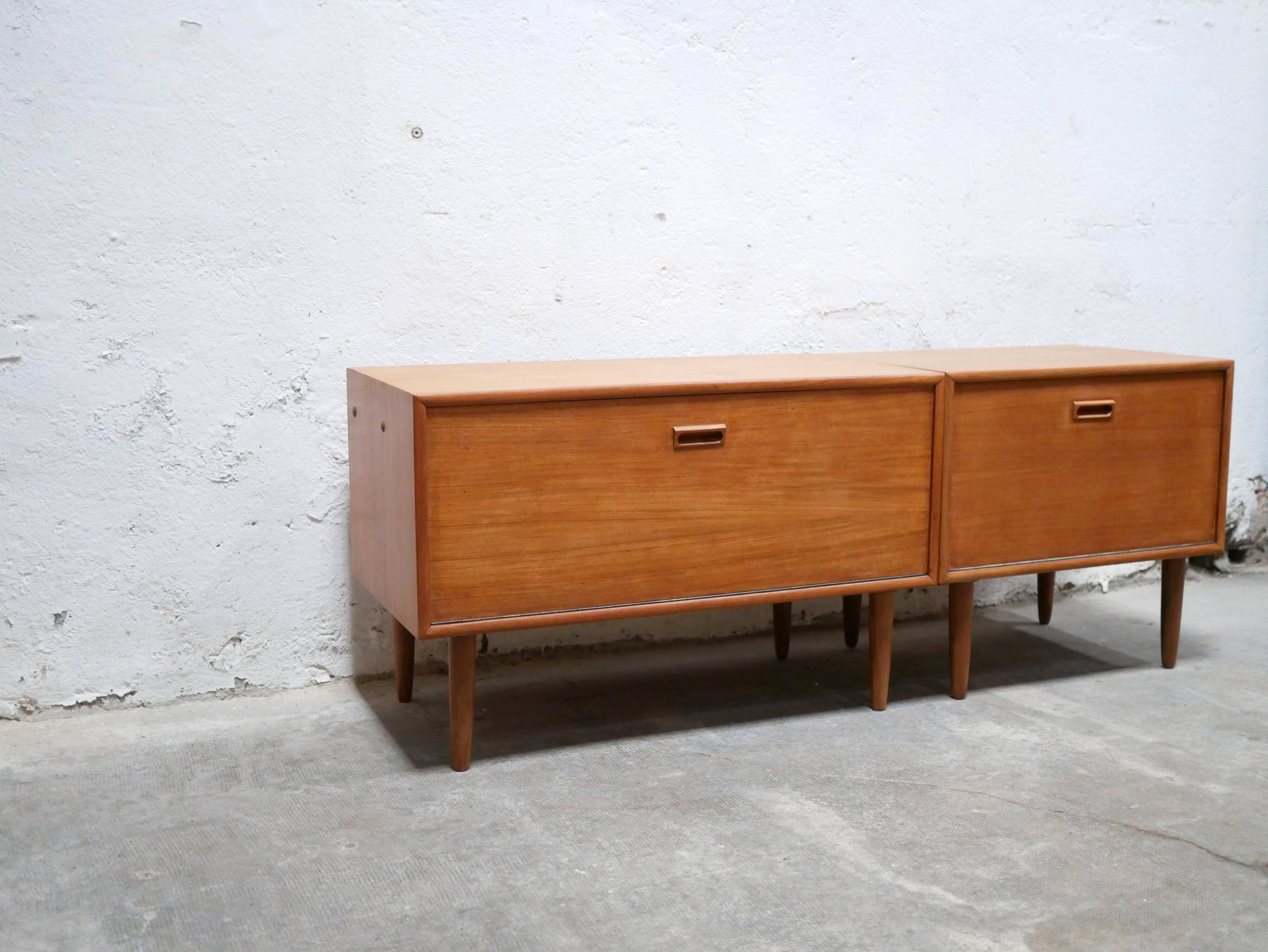 Enfilade vintage en teck par Kempkes Meubelfabrieken, Pays-Bas