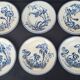 Set of 6 Clairefontaine Earthenware soup plates Indiana decor