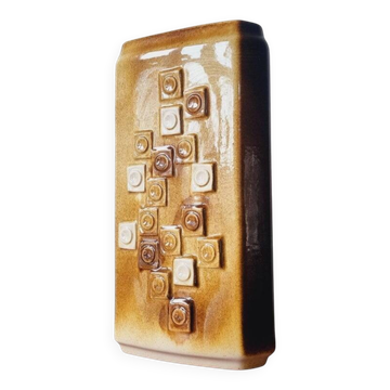 Rare Midcentury Ceramic Vase Mosaic, Ditmar Urbach, 1970s