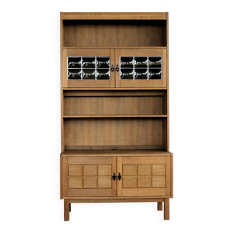 brutalist bookcase | wall cabinet | oak | 60s | Danish (2)