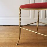 Chiavari chair in golden brass, 1950s