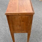 Classic solid wood bedside table