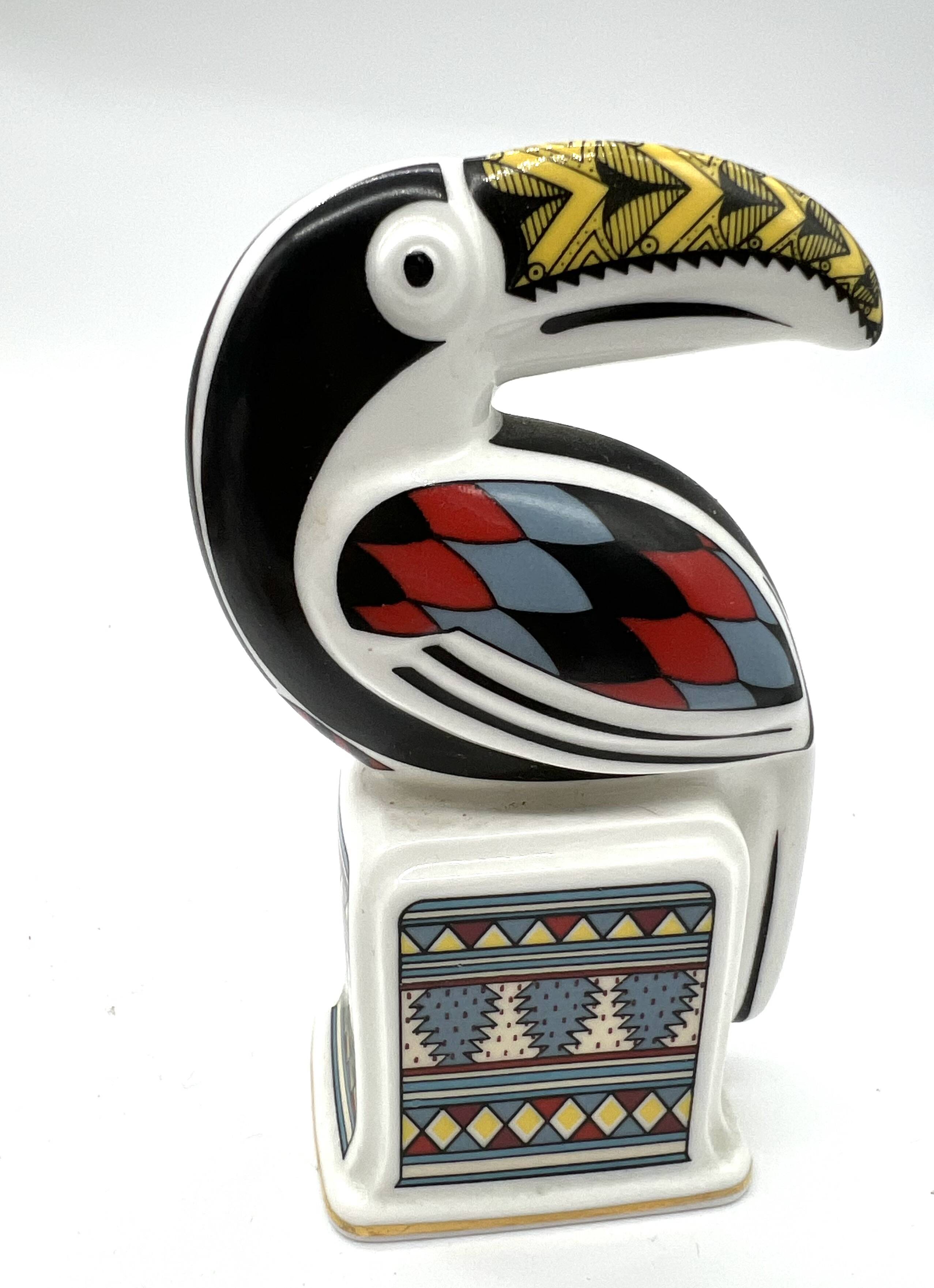 Wedgwood “Noah’s Ark” Figurine Duo – Rabbit and Toucan – English Porcelain